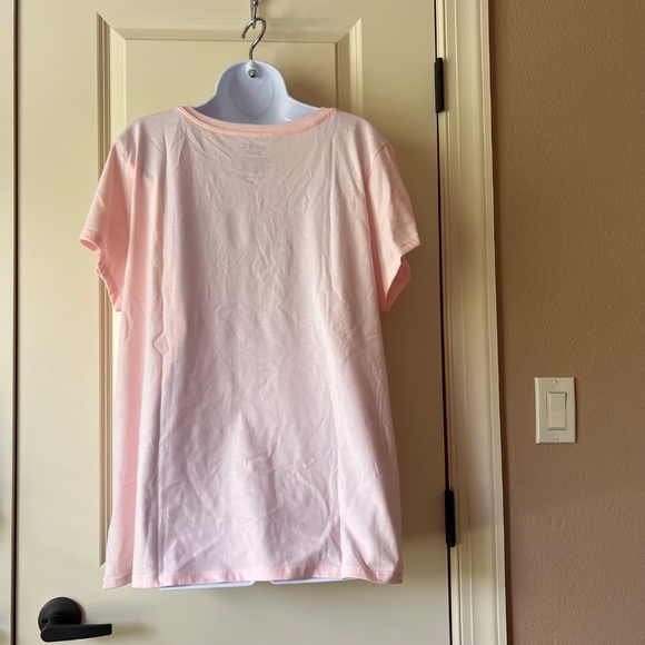 Pink T-Shirt/Pajama Top size XL - Picture 2 of 5